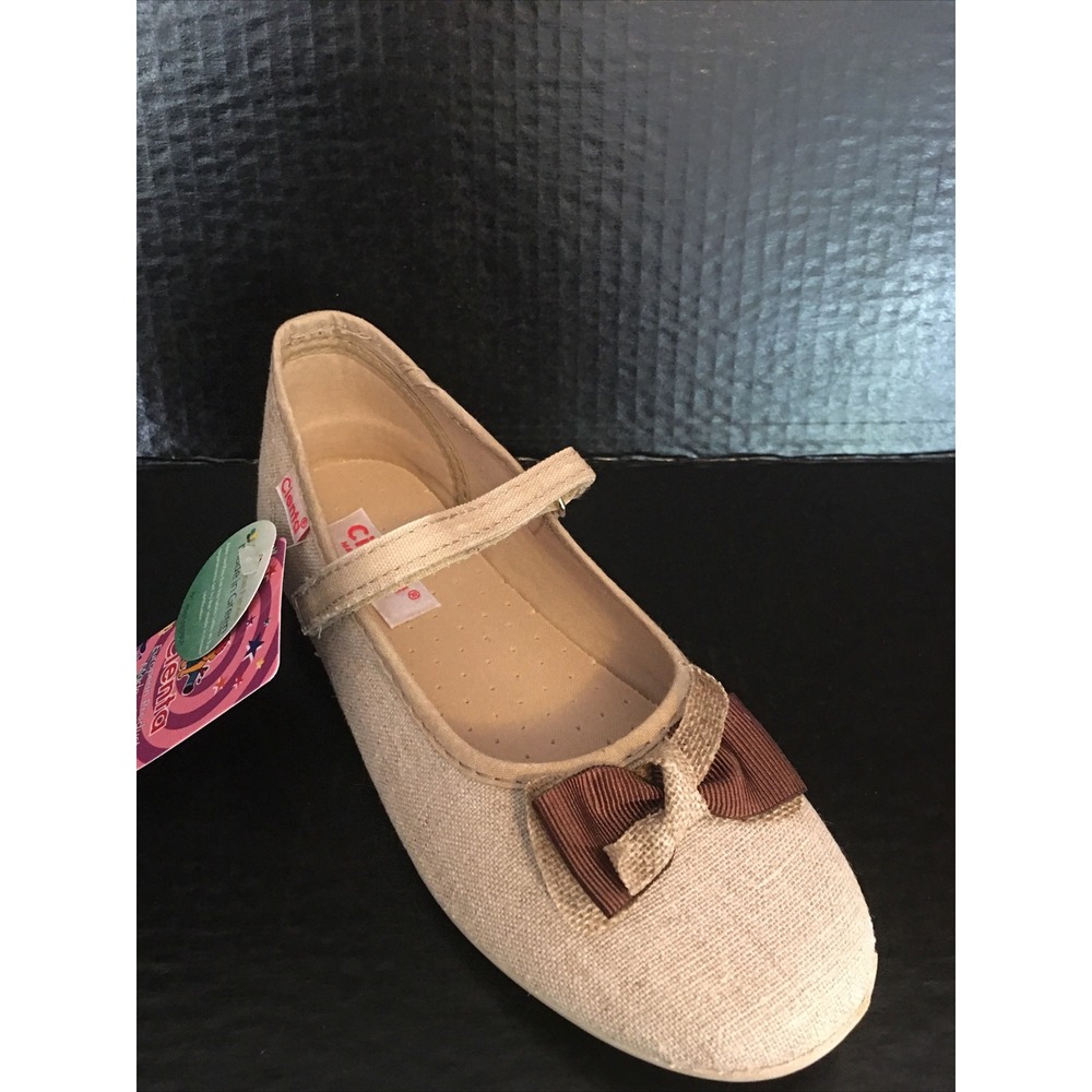 New Cienta linen bow ribbon maryjane shoes spain size 33
